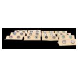 Lot of New Cufflinks in Multiple Styles and Vintage Porcelain Thimbles from BBG Bing & Grondahl Copenhagen (Necklace)