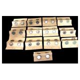 Lot of New Cufflinks in Multiple Styles and Vintage Porcelain Thimbles from BBG Bing & Grondahl Copenhagen (Necklace)