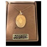 Vintage Necklace Gold Filled Locket by Borrows
