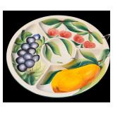 Vintage Jadeite Mixing Bowl and Green Divided Fireking Plates and More