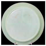 Vintage Jadeite Mixing Bowl and Green Divided Fireking Plates and More