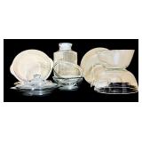 Vintage Dishes including Fostoria Chintz Baroque Cake Plate and More