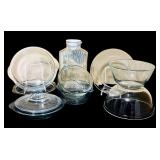 Vintage Dishes including Fostoria Chintz Baroque Cake Plate and More