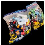 Vintage Matchbox and Others in Two Gallon Bags including Cars, Trucks and More