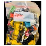 Vintage Matchbox and Others in Two Gallon Bags including Cars, Trucks and More