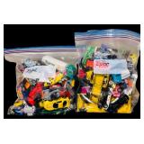 Vintage Matchbox and Others in Two Gallon Bags including Cars, Trucks and More