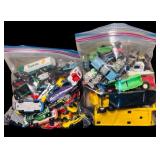 Vintage Matchbox and Others in Two Gallon Bags including Cars, Trucks and More
