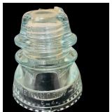 Large Lot of Vintage Clear, Brown and Green Hemingray Glass Insulators