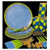 Assorted Colorful Picnic Ware