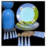 Assorted Colorful Picnic Ware