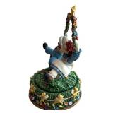 San Francisco Music Box Company / "Play Mates" Ragged Andy and Ann with Flowers