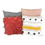 Fabulous Throw Pillows in Oranges, Yellow, Black & White and More