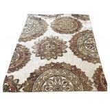 Beautiful Banda Ivory Area Rug by Torino Made in Turkey