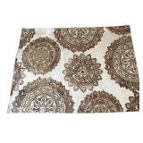 Beautiful Banda Ivory Area Rug by Torino Made in Turkey
