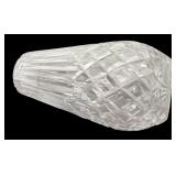 Vintage Lots of Cristal de Flandre France, Vases and Etched Holiday Wine Glasses