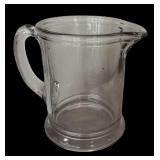 Vintage Beautiful Glass and Etched Stemware and Glass Beverage Pitcher