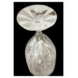 Vintage Beautiful Glass and Etched Stemware and Glass Beverage Pitcher