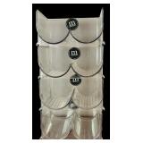 M Design Stackable Plastic Water Bottle and Wine Rack, Designed for Refrigerator or Pantry Use