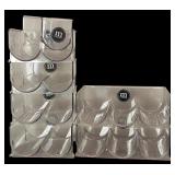 M Design Stackable Plastic Water Bottle and Wine Rack, Designed for Refrigerator or Pantry Use