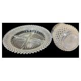 Vintage Crystal and Glass Bowls, Dishes, Serving Pieces and More