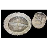 Vintage Crystal and Glass Bowls, Dishes, Serving Pieces and More