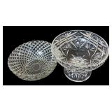 Vintage Crystal and Glass Bowls, Dishes, Serving Pieces and More