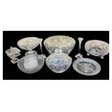 Vintage Crystal and Glass Bowls, Dishes, Serving Pieces and More