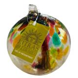 New Four Kitras Art Glass Spheres Tree of Enchantment Seasons including Spring, Summer, Autumn and Winter