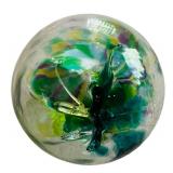 New Four Kitras Art Glass Spheres Tree of Enchantment Seasons including Spring, Summer, Autumn and Winter