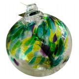 New Four Kitras Art Glass Spheres Tree of Enchantment Seasons including Spring, Summer, Autumn and Winter