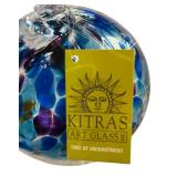 New Four Kitras Art Glass Spheres Tree of Enchantment Seasons including Spring, Summer, Autumn and Winter