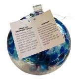 New Four Kitras Art Glass Spheres Tree of Enchantment Seasons including Spring, Summer, Autumn and Winter