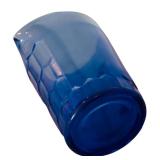 Vintage Cobalt Blue Glass including Shirley Temple Bowl and Pitcher Set, Juice Pitcher and More