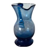 Vintage Cobalt Blue Glass including Shirley Temple Bowl and Pitcher Set, Juice Pitcher and More