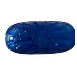 Vintage Cobalt Blue Glass including Shirley Temple Bowl and Pitcher Set, Juice Pitcher and More