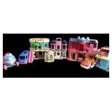 Vintage Polly Pocket Figurines, Clothes, Van, Car, Buildings and More!