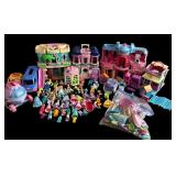 Vintage Polly Pocket Figurines, Clothes, Van, Car, Buildings and More!
