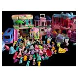 Vintage Polly Pocket Figurines, Clothes, Van, Car, Buildings and More!
