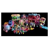 Vintage Polly Pocket Figurines, Clothes, Van, Car, Buildings and More!
