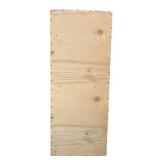 Tall Untreated Wooden Cubby Cabinet