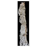 Rope Hammock with Cream Pillow by Hatters Canvas Products