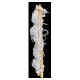 Rope Hammock with Cream Pillow by Hatters Canvas Products