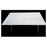 Portable Aluminum Two Piece Table Great for Camping