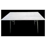 Portable Aluminum Two Piece Table Great for Camping