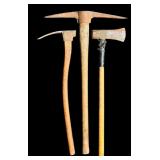 Vintage Heavy Duty Collection of Axes and Picks
