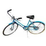 Vintage Blue Schwinn Suburban Bike