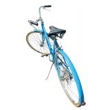Vintage Blue Schwinn Suburban Bike