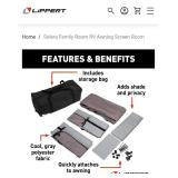 Solera Family Room RV Awning Screen Room Tent by Lippert