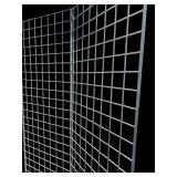 White Metal Trellis for Flowers, Vegetables and More