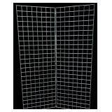 White Metal Trellis for Flowers, Vegetables and More